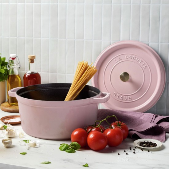 Oala Cocotte fonta, 28cm/6,7L, Sorbet Rose - Staub