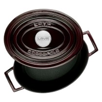 Cratita ovala, fonta, 29cm/4,7L, "Premium", Aubergine - LAVA