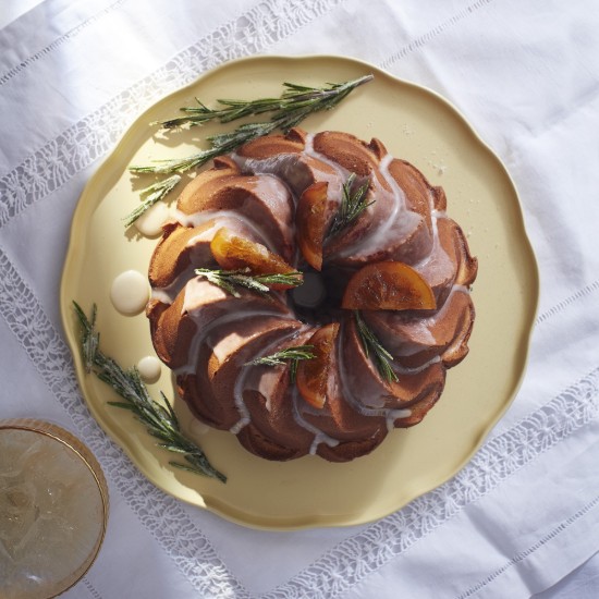 Platou servire, ceramica, 31cm, Vanilla, "Madeleine" - Emile Henry