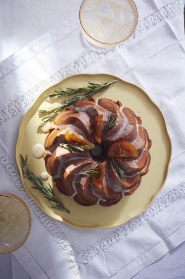 Platou servire, ceramica, 31cm, Vanilla, "Madeleine" - Emile Henry