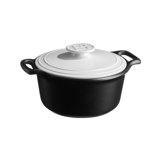 Oala Cocotte ceramica, 25,5cm/3L, "Sublime +", White&Slate - Emile Henry