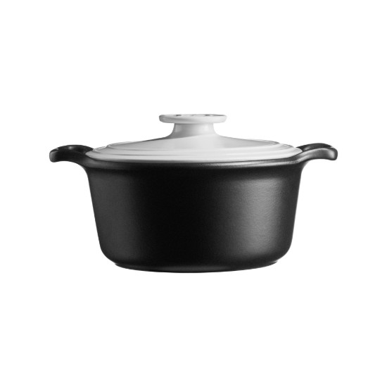 Oala Cocotte ceramica, 25,5cm/3L, "Sublime +", White&Slate - Emile Henry