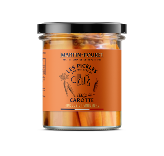 Muraturi de morcovi cu hibiscus si ghimbir, 90 g ℮, Martin-Pouret, Franta