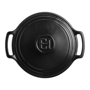 Oala Cocotte ceramica, 28,5cm/4L, "Sublime +", Slate - Emile Henry