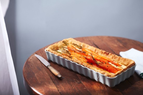 Tava tarte, ceramica, 36x15cm/1,3L, Ecume - Emile Henry