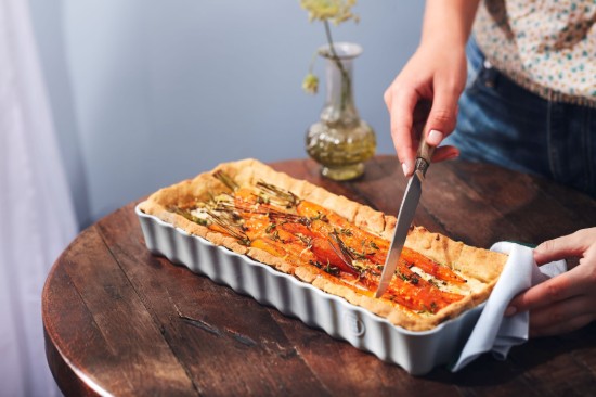 Tava tarte, ceramica, 36x15cm/1,3L, Ecume - Emile Henry