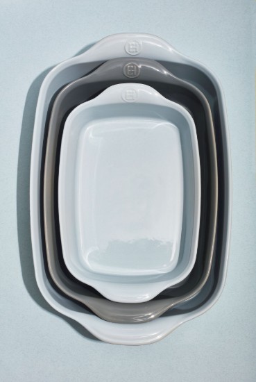 Tava ceramica, 36,5x23,5cm/2,7L, Pearl - Emile Henry