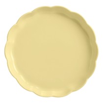 Tava tarte, ceramica, 31cm, Vanilla, "Madeleine" - Emile Henry