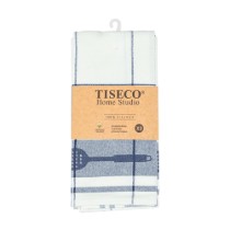 Set 3 prosoape de bucatarie, bumbac, 50x70 cm, "Pharao", Dark Blue - Tiseco