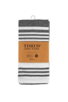 Set 4 prosoape de bucatarie, bumbac, 50x70 cm, "Combo", Black - Tiseco