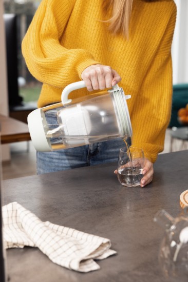 Cana filtranta Editie Aniversara 60 ani, din sticla, BRITA MAXTRA (Light Green), 1 x filtru Pure Performance