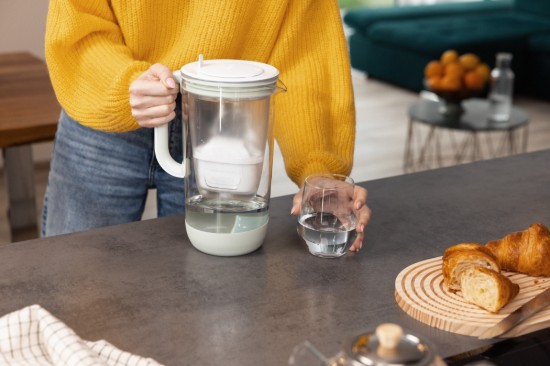 Cana filtranta Editie Aniversara 60 ani, din sticla, BRITA MAXTRA (Light Green), 1 x filtru Pure Performance