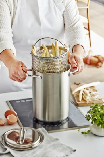 Oala pentru fiert paste/legume, inox, 16cm/4,5L, "Specialties" - Demeyere