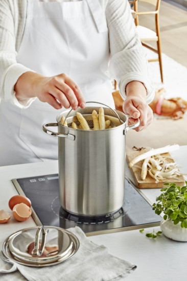 Oala pentru fiert paste/legume, inox, 16cm/4,5L, "Specialties" - Demeyere