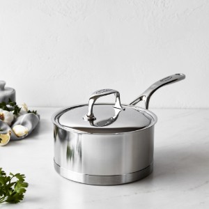 Cratita inox, cu capac, 18cm/2,2L, "Atlantis" - Demeyere