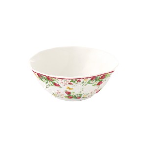 Bol portelan, 20cm, "Jardin des Fraises" - Easy Life