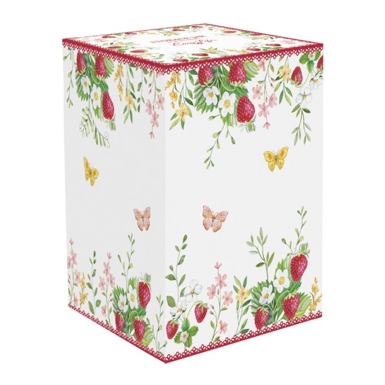 Recipient depozitare, portelan, 8,5 x 11 cm, "Jardin des Fraises" - Easy Life