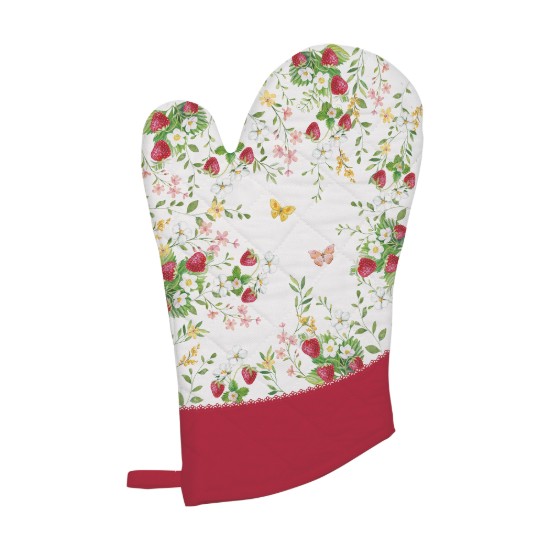 Set manusa bucatarie si 2 suporturi vase, "Jardin des Fraises" - Easy Life