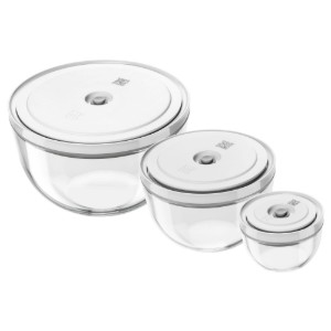 Set 3 boluri vidare, sticla, "FRESH & SAVE" - Zwilling
