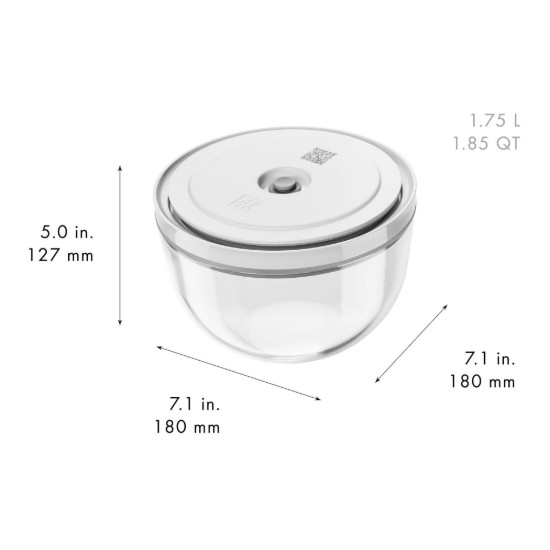 Set 3 boluri vidare, sticla, "FRESH & SAVE" - Zwilling