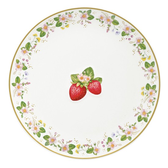 Set 2 farfurii, portelan, cu model embosat, 16cm, "Fancy Fruit" - Easy Life