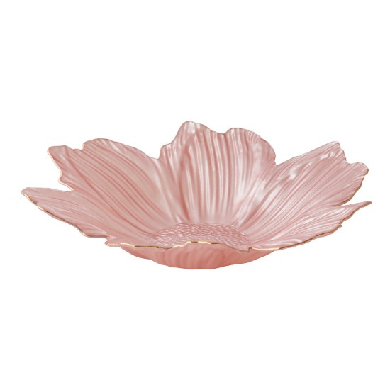 Bol forma floare, sticla, 30cm, "Spring Glass" - Easy Life