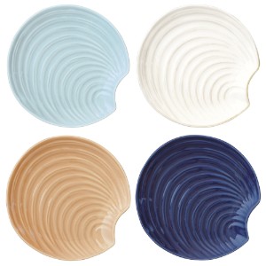Farfurie portelan, 21cm, "Coquillages" - Easy Life