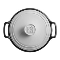 Oala Cocotte ceramica, 31cm/5,5L, "Sublime +", White&Slate - Emile Henry
