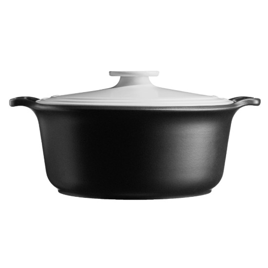 Oala Cocotte ceramica, 33cm/6,5L, "Sublime +", White&Slate - Emile Henry