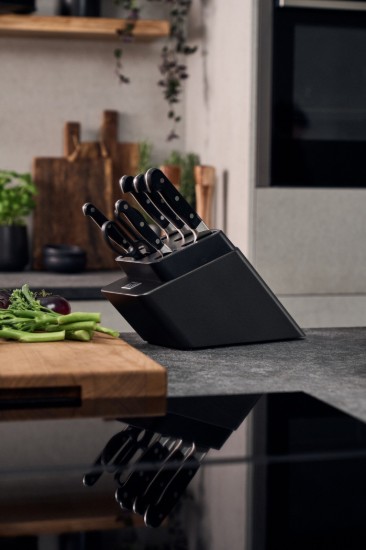 Set cutite 7 piese, cu modul ascutire integrat, "ZWILLING Pro", Ash - Zwilling
