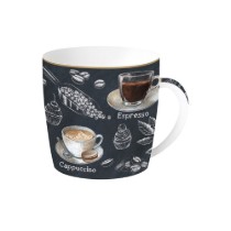 Cana portelan, 350 ml, "Barista" - Easy Life