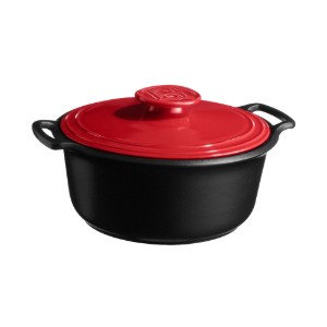Oala Cocotte ceramica, 28,5cm/4L, "Sublime +", Burgundy - Emile Henry