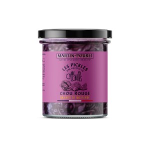 Varza rosie murata cu seminte de mustar, 60 g ℮, Martin-Pouret, Franta