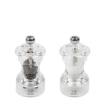 Set 2 rasnite sare si piper, 10 cm, acrilic, "Bistro Z" - Peugeot