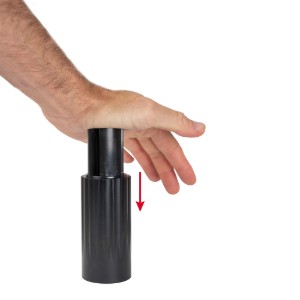Tirbuson cu spirala continua si cutter folie, 16,3 cm, "Open" - Peugeot