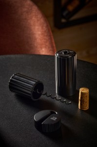 Tirbuson cu spirala continua si cutter folie, 16,3 cm, "Open" - Peugeot