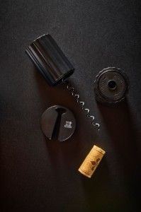 Tirbuson cu spirala continua si cutter folie, 16,3 cm, "Open" - Peugeot
