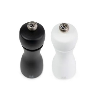 Set 2 rasnite sare si piper, 15 cm, "Tahiti Z", Black&White - Peugeot