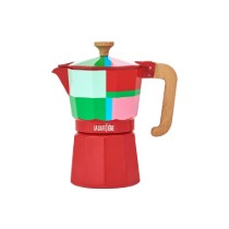 Espressor aluminiu, 290 ml, "Venice Utopian Lines", Rosu - La Cafetiere