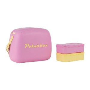 Lada frigorifica, 6L, "Pop", Bubblegum Pink - Yellow - Polarbox