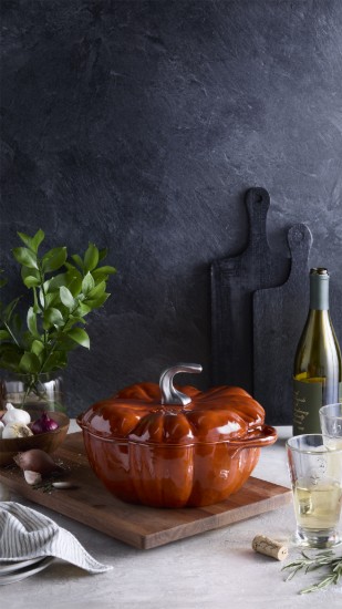 Oala Cocotte pumpkin, fonta, 24cm/3,45L, Cinnamon - Staub