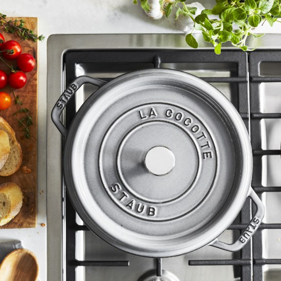 Oala Cocotte fonta, 24cm/3,8L, Graphite Grey - Staub