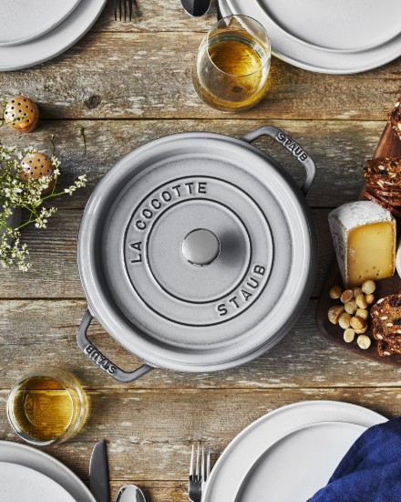 Oala Cocotte fonta, 24cm/3,8L, Graphite Grey - Staub