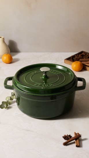 Oala Cocotte fonta, 24cm/3,8L, Basil - Staub