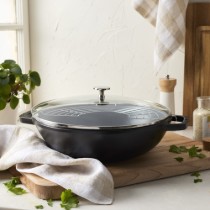 Tigaie wok, fonta, 30cm, Black - Staub
