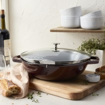 Tigaie wok, fonta, 30cm, Grenadine - Staub