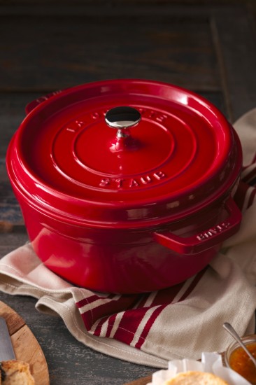 Oala Cocotte fonta, 24cm/3,8L, Cherry - Staub