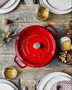 Oala Cocotte fonta, 24cm/3,8L, Cherry - Staub