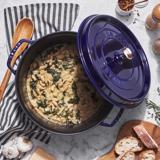 Oala Cocotte fonta, 28cm/6,7L, Dark Blue - Staub