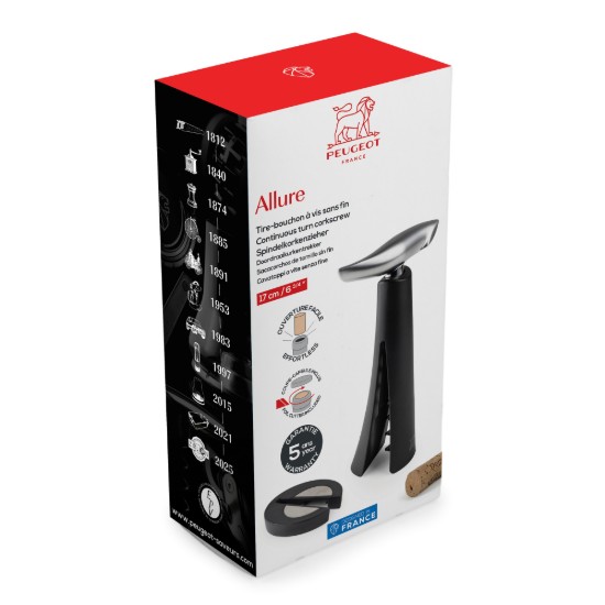 Tirbuson, 17 cm, "Allure", Black - Peugeot